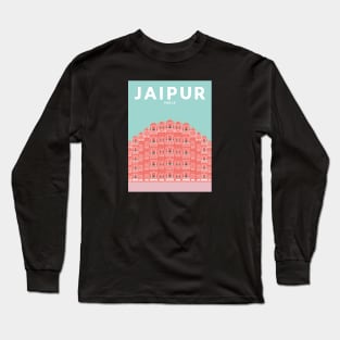 Jaipur, India Travel Poster Long Sleeve T-Shirt